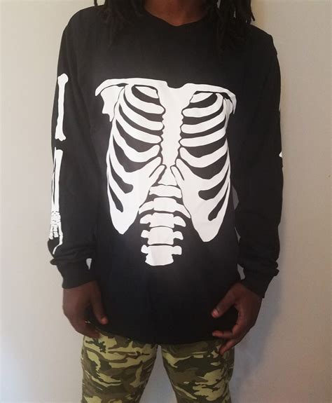 playboi carti skeleton shirt